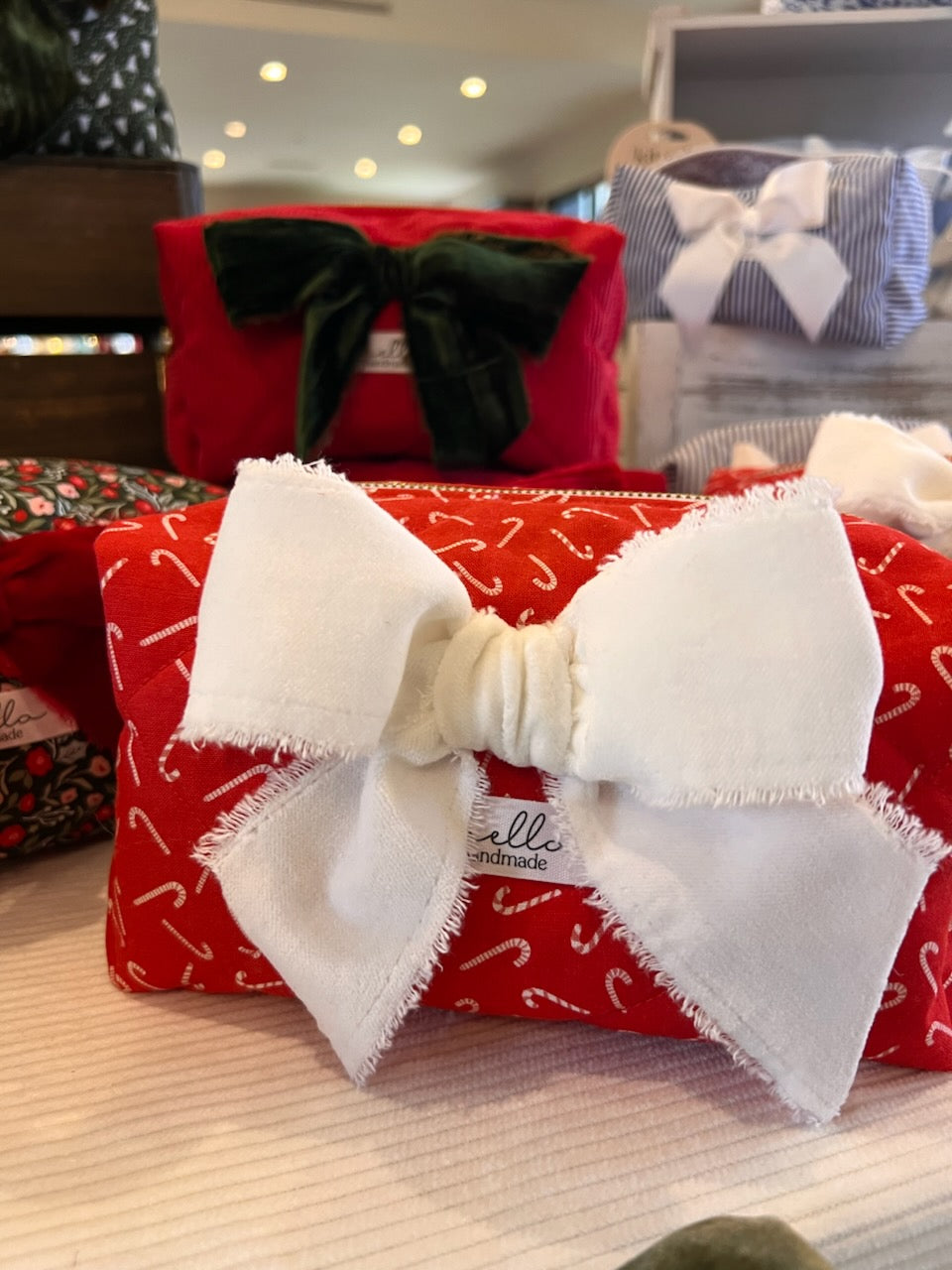 Candy Cane Lane Makeup Bag