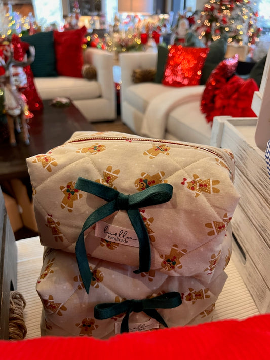 Gingerbread Cookie Makeup Bag